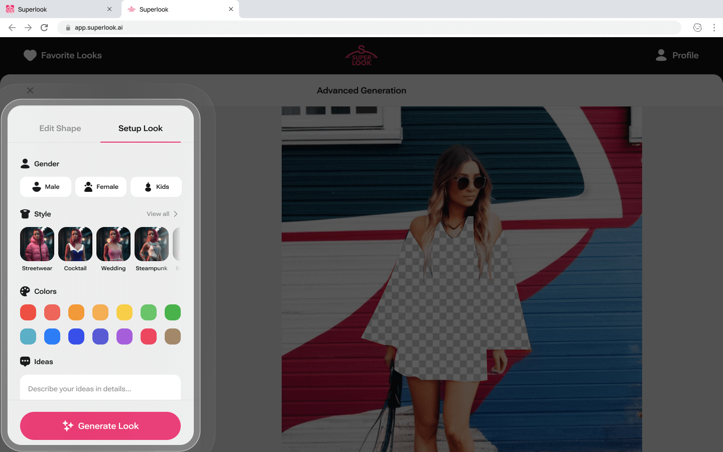 Setup Look Setup Look